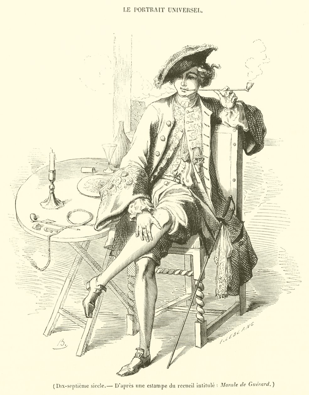 XVII wiek (rycina) autorstwa French School