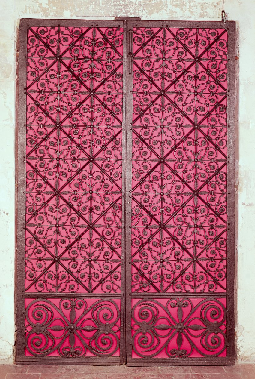 Drzwi z chóru katedry w Rouen (żelazo) autorstwa French School
