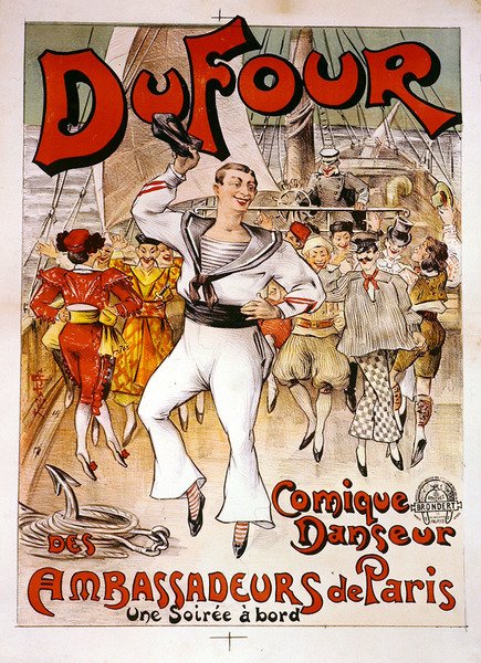 Du Four plakat (kolor lito) autorstwa French School