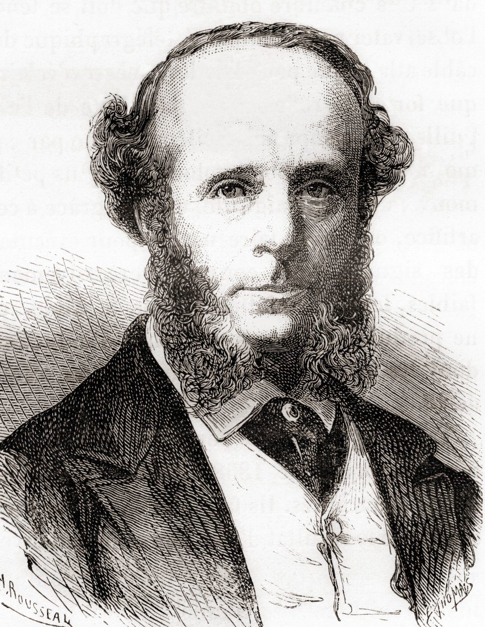 Edward Orange Wildman Whitehouse, z Les Merveilles de la Science, opublikowany ok. 1870 r. (grafika) autorstwa French School