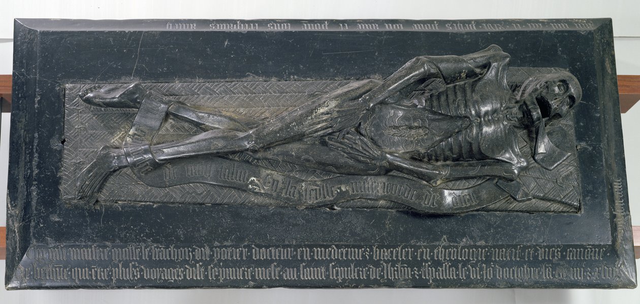 Wizerunek Guillaume Lefranchois (zm. 1446) znany jako Potier, doktor i kanonik z Bethune, 1446 autorstwa French School
