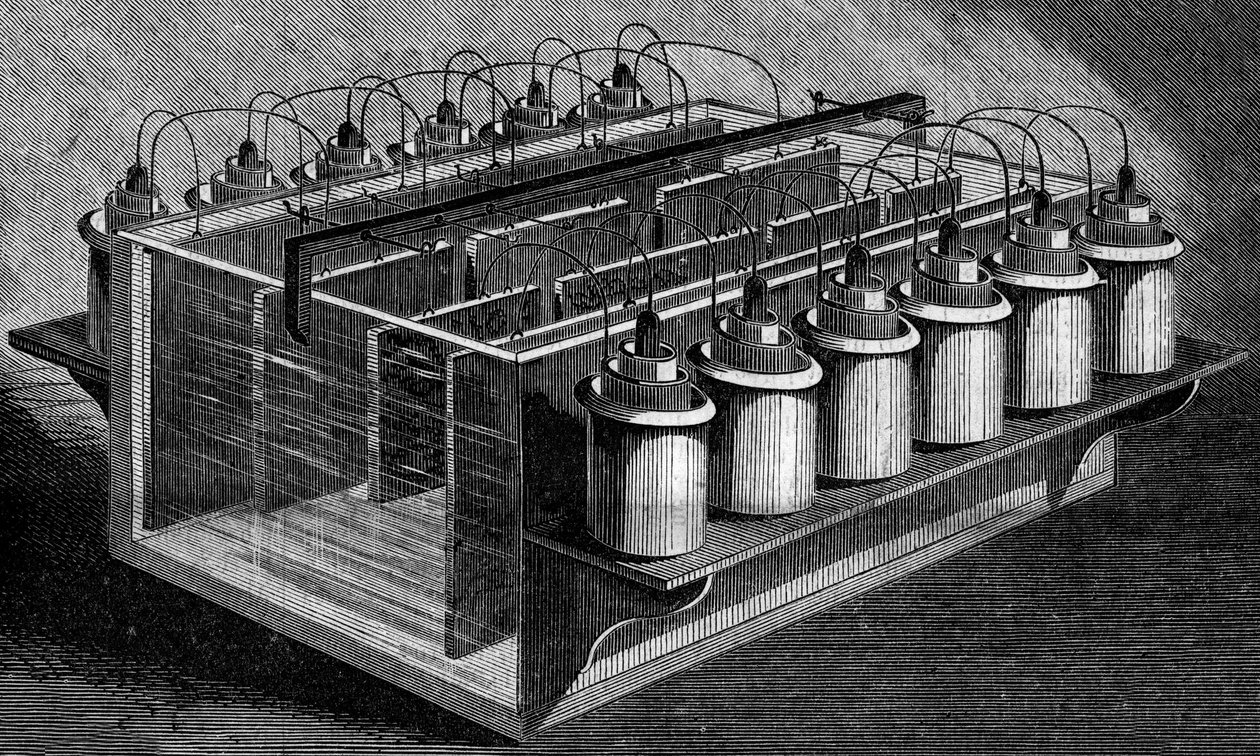 Warsztaty elektrotypowania autorstwa French School