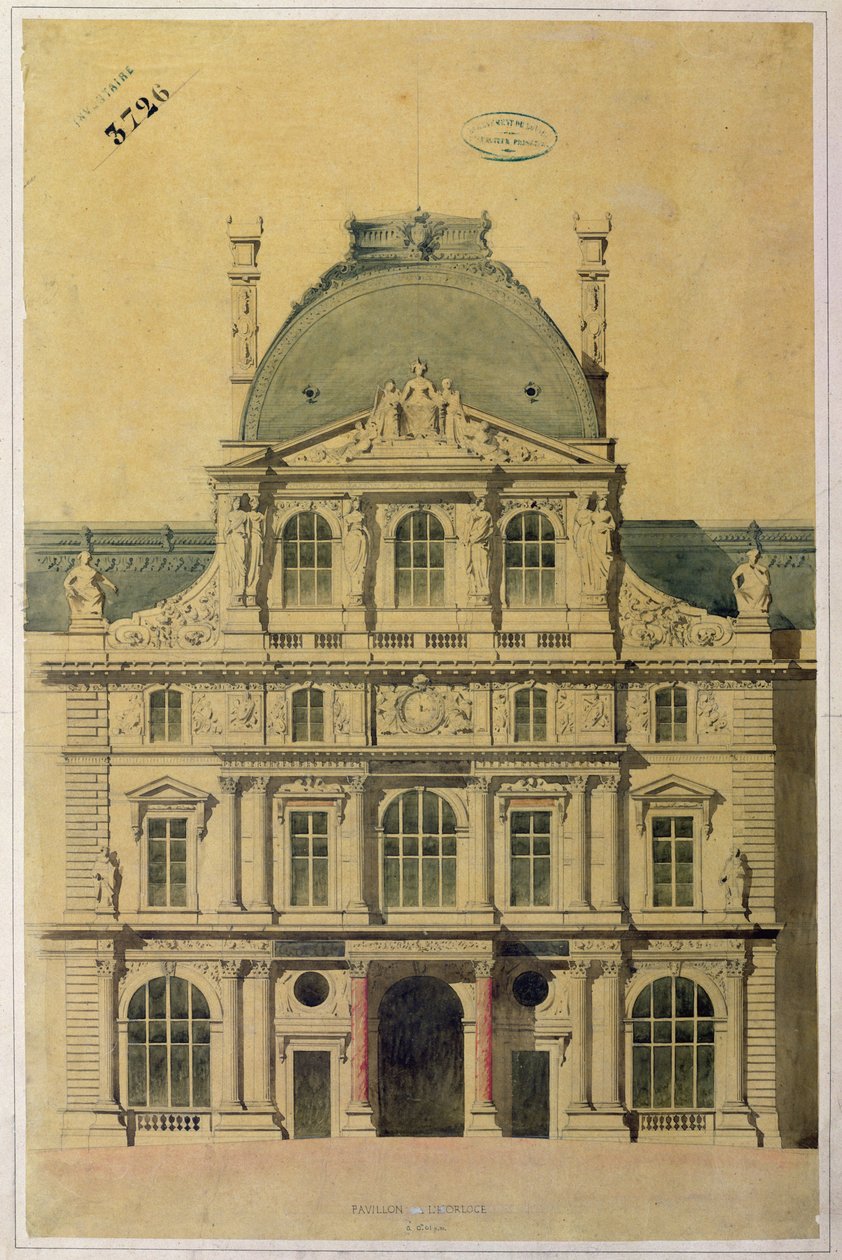 Elewacja Pavillon de l