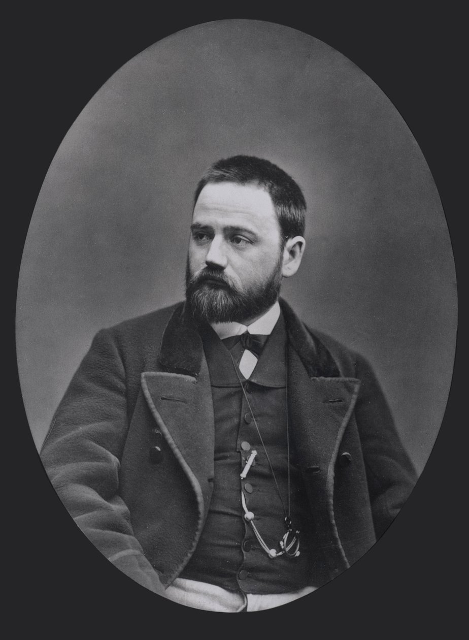 Emil Zola (1840-1902), ok.1870-80 autorstwa French School