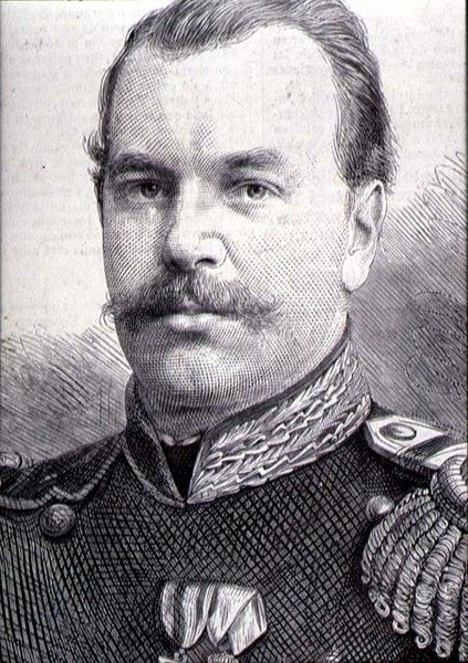 Rusijos imperatorius Aleksandras III (1845-94) (foto)polis autorstwa French School