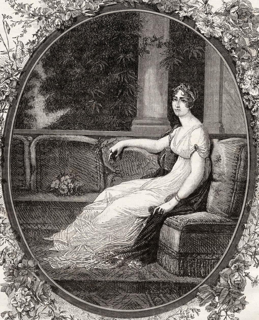 Cesarzowa Józefina, z „Histoire de la Revolution Francaise” Louisa Blanca (1811-82) autorstwa French School