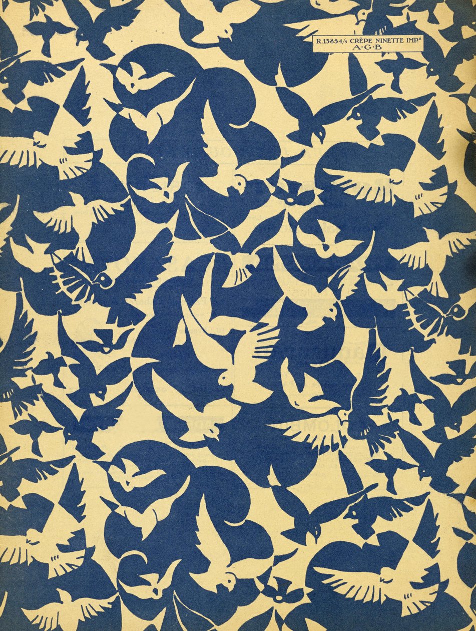 Papier końcowy z Art-Gout_Beaute, ok. 1920 r. (druk pochoir) autorstwa French School