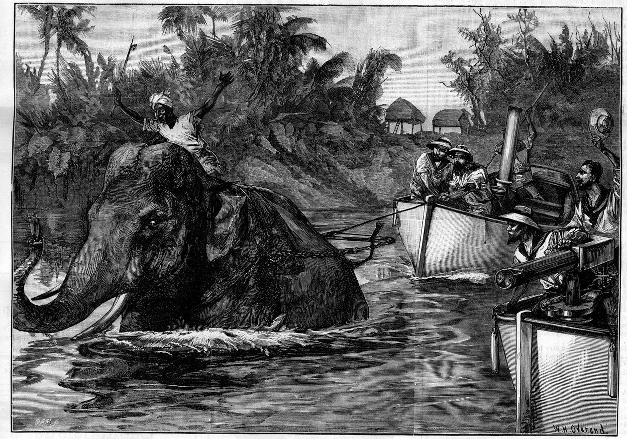 Grawer w „The Illustrous World”, 3 kwietnia 1886. autorstwa French School