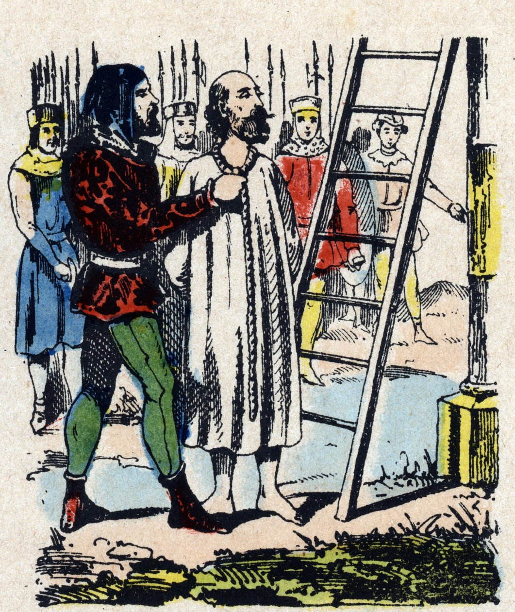 Enguerrand de Marigny (1260-1315) skazany przez komisję ponownie zjednoczoną w Vincennes, został powieszony w szubienicy Montfaucon, którą miał eriger - Kiedy Filip IV umiera, jego niepopularny minister, Enguerrand de Marigny, zostaje oskarżony (niesłuszni autorstwa French School