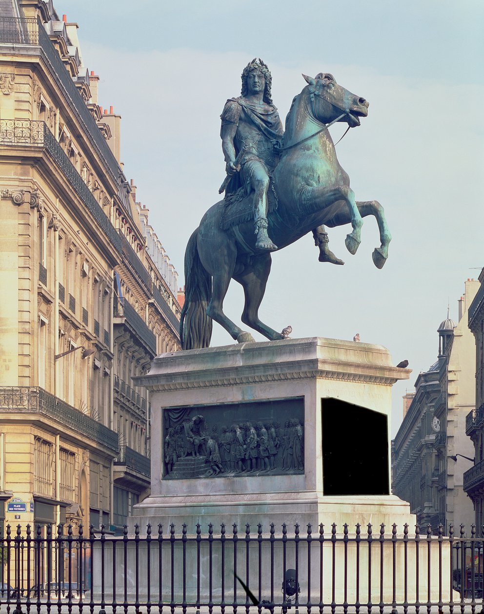Posąg konny króla Ludwika XIV (1816-22) (brąz) autorstwa French School