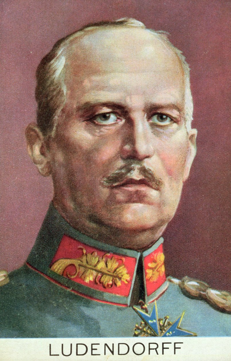 Erich Ludendorff (1865-1937) autorstwa French School