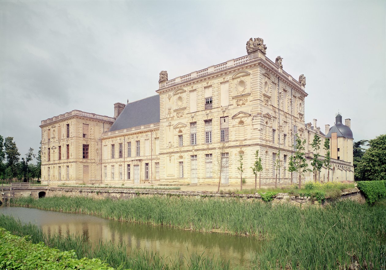 Widok z zewnątrz na zamek, zbudowany w latach 1518-49 autorstwa French School