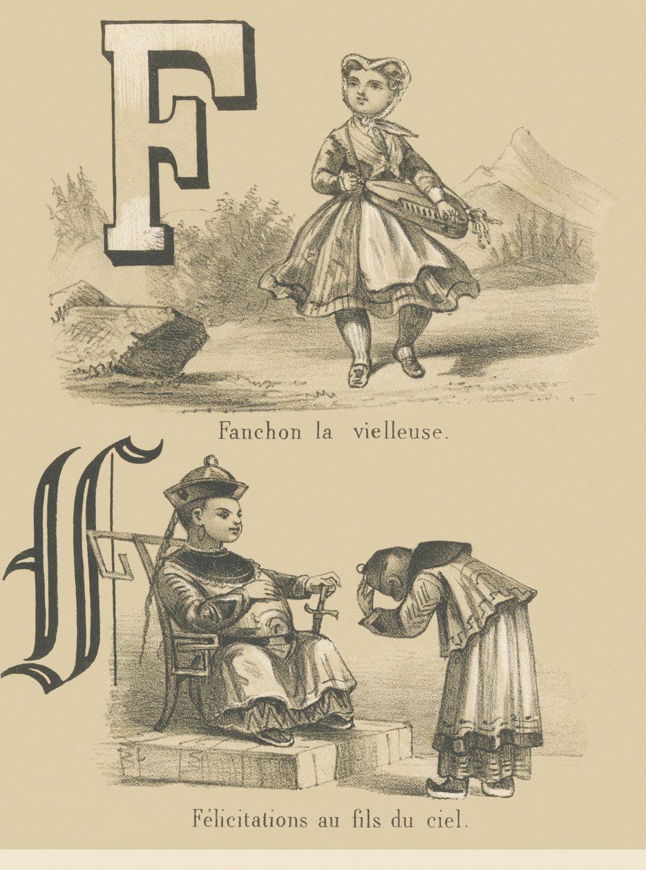 F: Fanchon Staruszek/Gratulacje dla Syna Niebios autorstwa French School