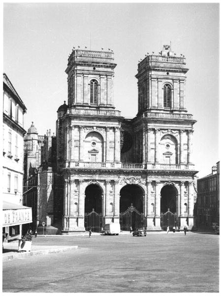 Fasada katedry Sainte-Marie autorstwa French School