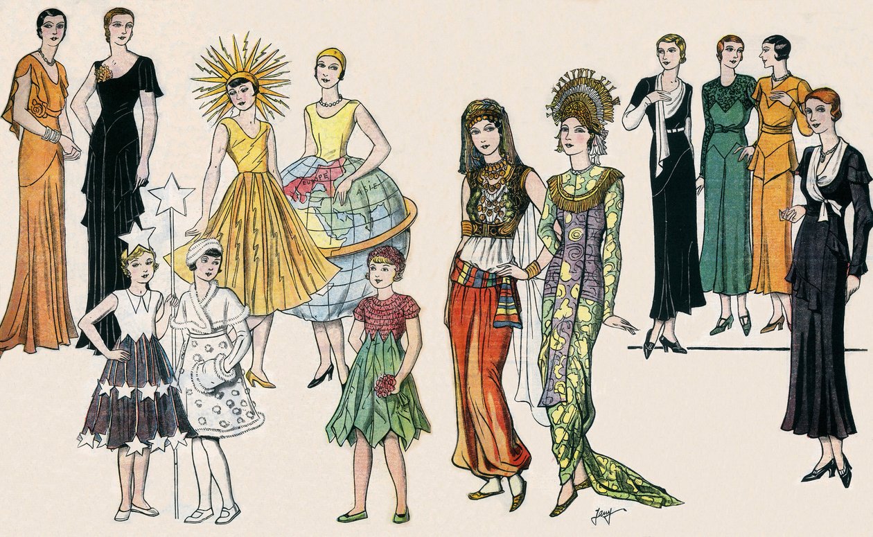 Francuska moda damska i dziecięca autorstwa French School