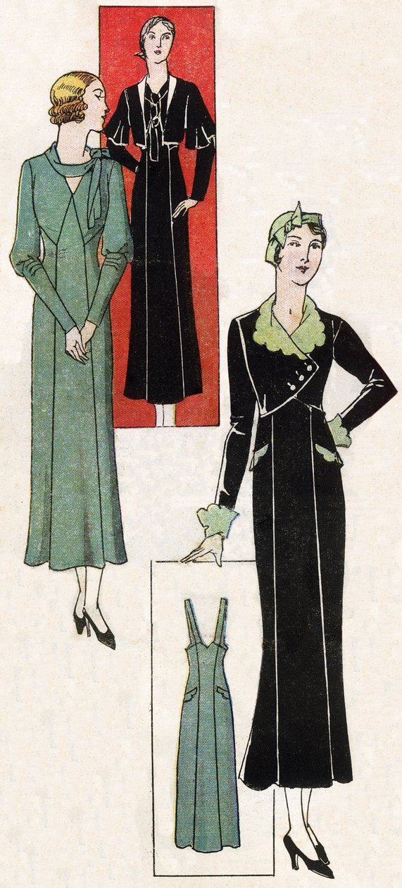 Francuska moda damska autorstwa French School