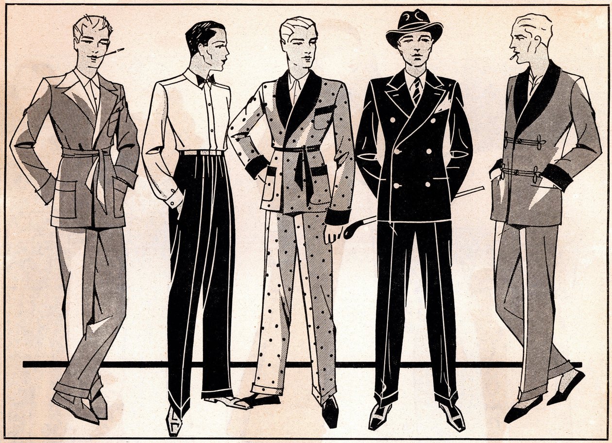 Francuska moda męska autorstwa French School
