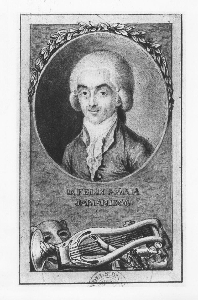 Feliks Maria de Samaniego (lito) autorstwa French School