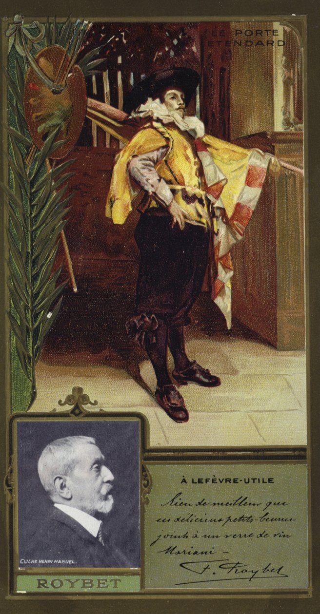 Ferdinand Roybet, francuski malarz (chromolitografia) autorstwa French School