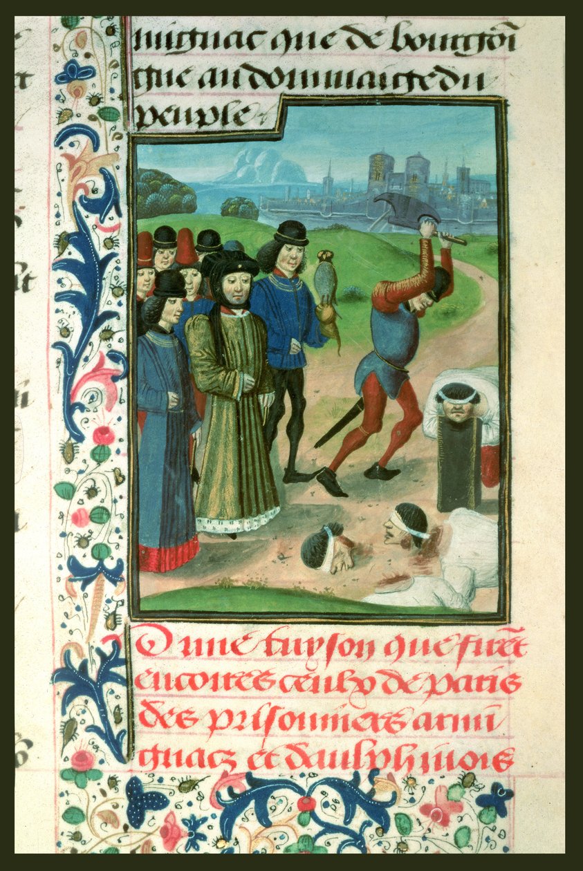 Fr 2680 f.268 Egzekucja więźniów, 1418 autorstwa French School