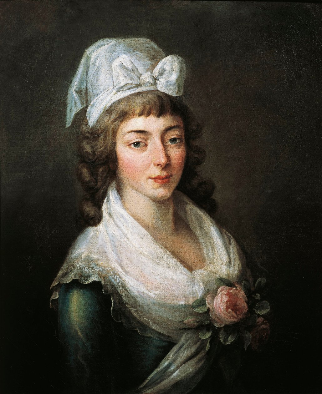 Francja, Paryż, Wersal, Portret Madame Roland (Marie-Jean Roland de la Platiere autorstwa French School