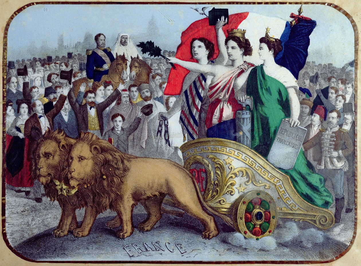 Francja proklamująca wolność, 1848 autorstwa French School