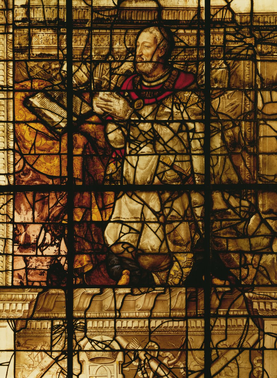 Franciszek I w modlitwie autorstwa French School