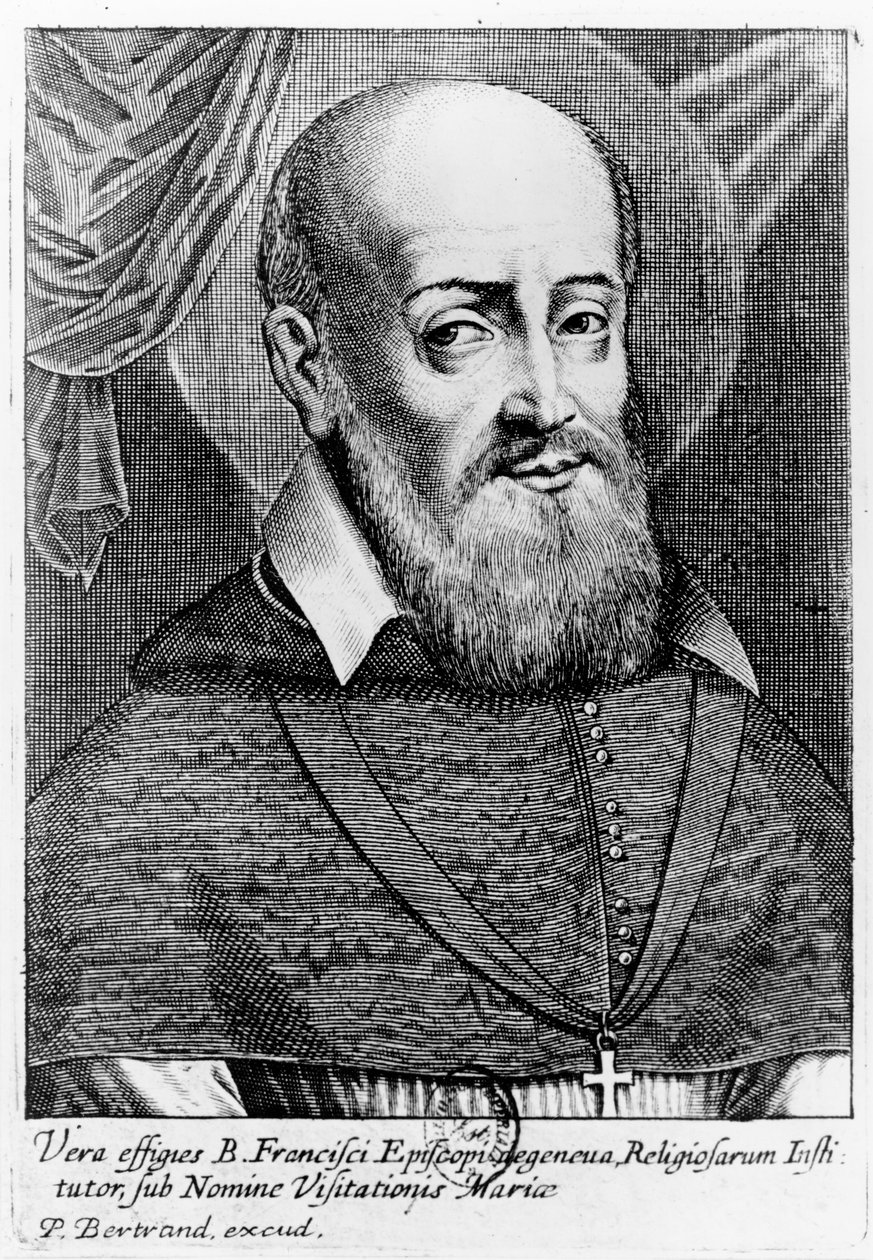 Franciszek Salezy (grafika) autorstwa French School