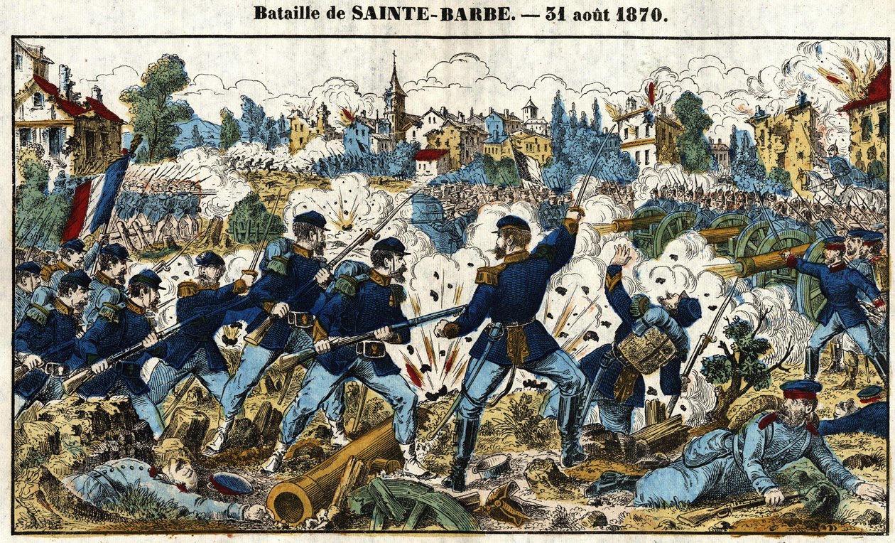 Wojna francusko-pruska - bitwa pod Sainte-Barbe (bitwa pod Noisseville) 31 sierpnia autorstwa French School