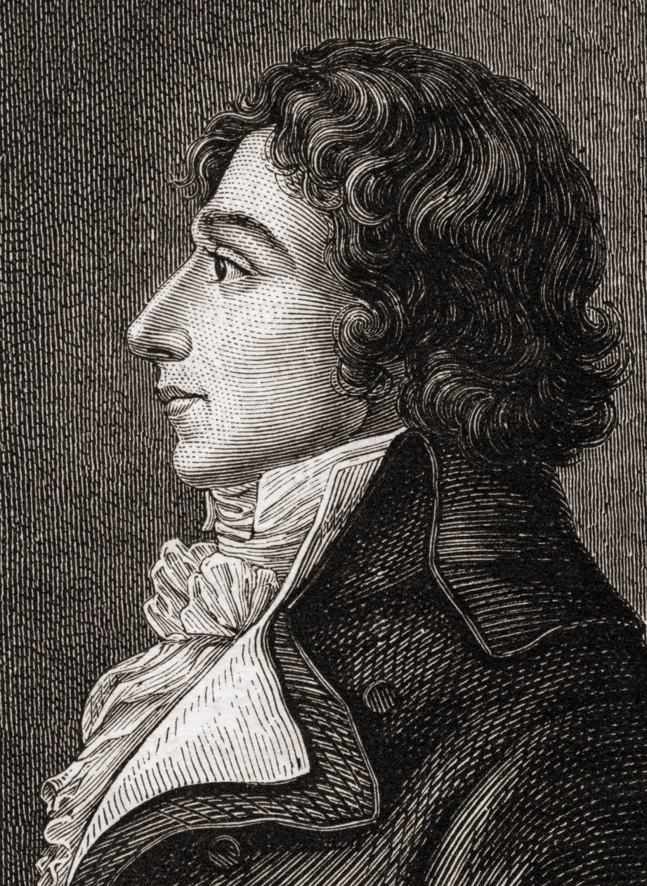Francois Chabot, z „Histoire de la Revolution Francaise” Louisa Blanca (1811-82) autorstwa French School