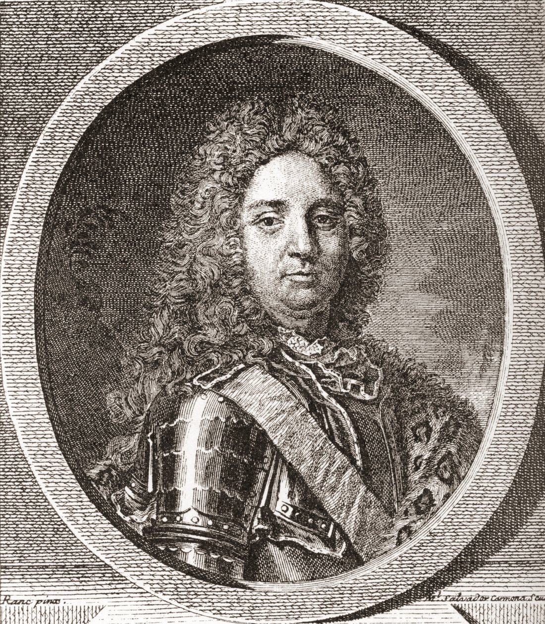 François-Marie de Broglie, 1. książę Broglie, 1671 1745. Francuski dowódca wojskowy. Z Les Heures Libres opublikowanego w 1908 roku. autorstwa French School
