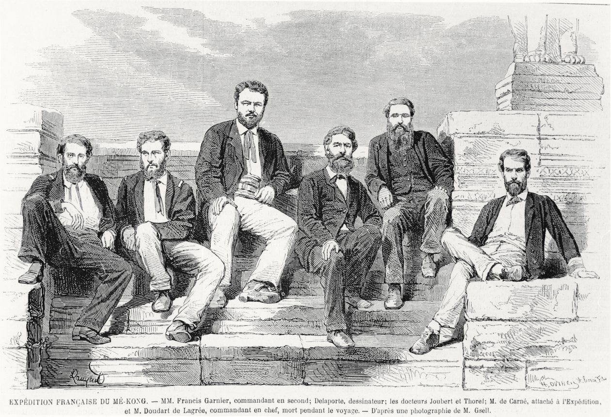 Francuska wyprawa do Me-Kong, 1868 autorstwa French School