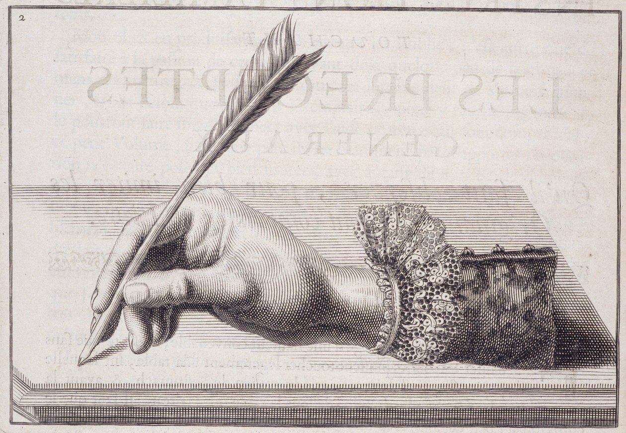 Kaligrafia francuska: „”L