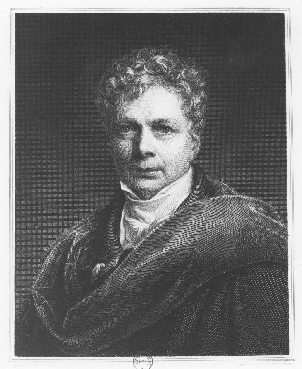 Friedrich Wilhelm Joseph Schelling (grafika) autorstwa French School