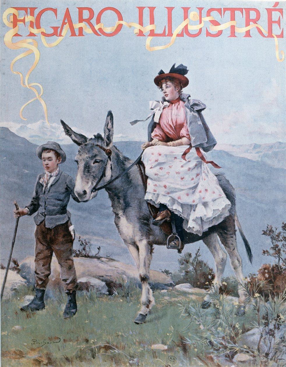 Przednia okładka Le Figaro Illustre, wrzesień 1894 autorstwa French School