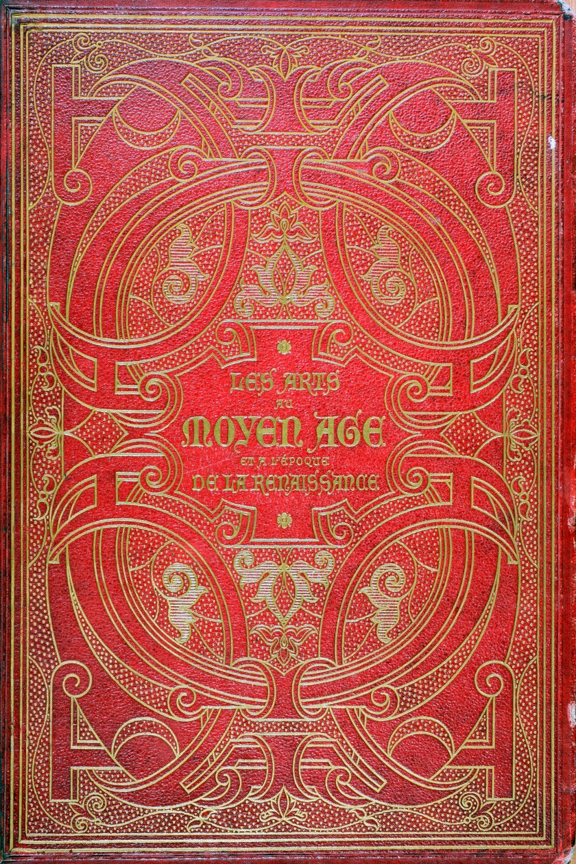 Przednia okładka Les Arts au Moyen Age, wydanej przez Firmin Didot w 1873 (skóra) autorstwa French School