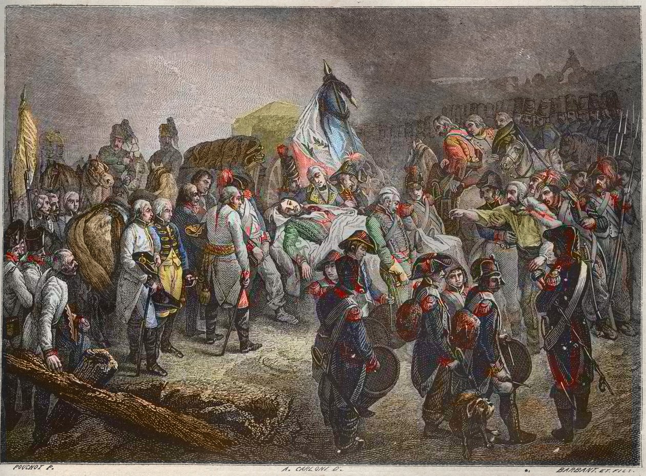 Pogrzeb generała Marceau, wrzesień 1796 (Francois Severin Marceau Desgraviers) - - Nowa encyklopedia narodowa Maurice
