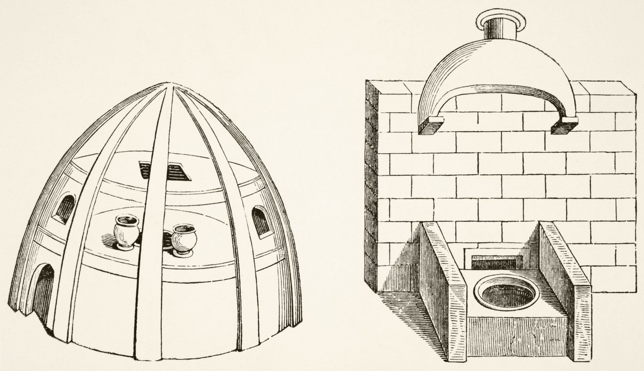 Piece, używane przez naukowców i alchemików w średniowieczu, z Science and Literature in the Middle Ages Paula Lacroix (1806-84) opublikowanej w Londynie 1878 autorstwa French School
