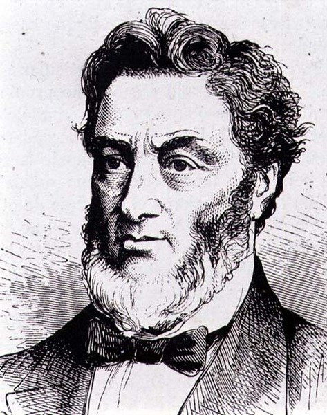 Gabriel-Claude-Jules Favre (1809-1880) polityk francuski (grafika) autorstwa French School