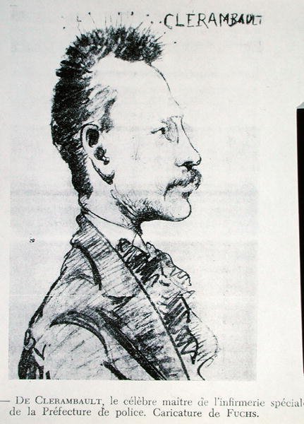 Gaetan Gatian de Clerambault (1872-1934) (lito) autorstwa French School