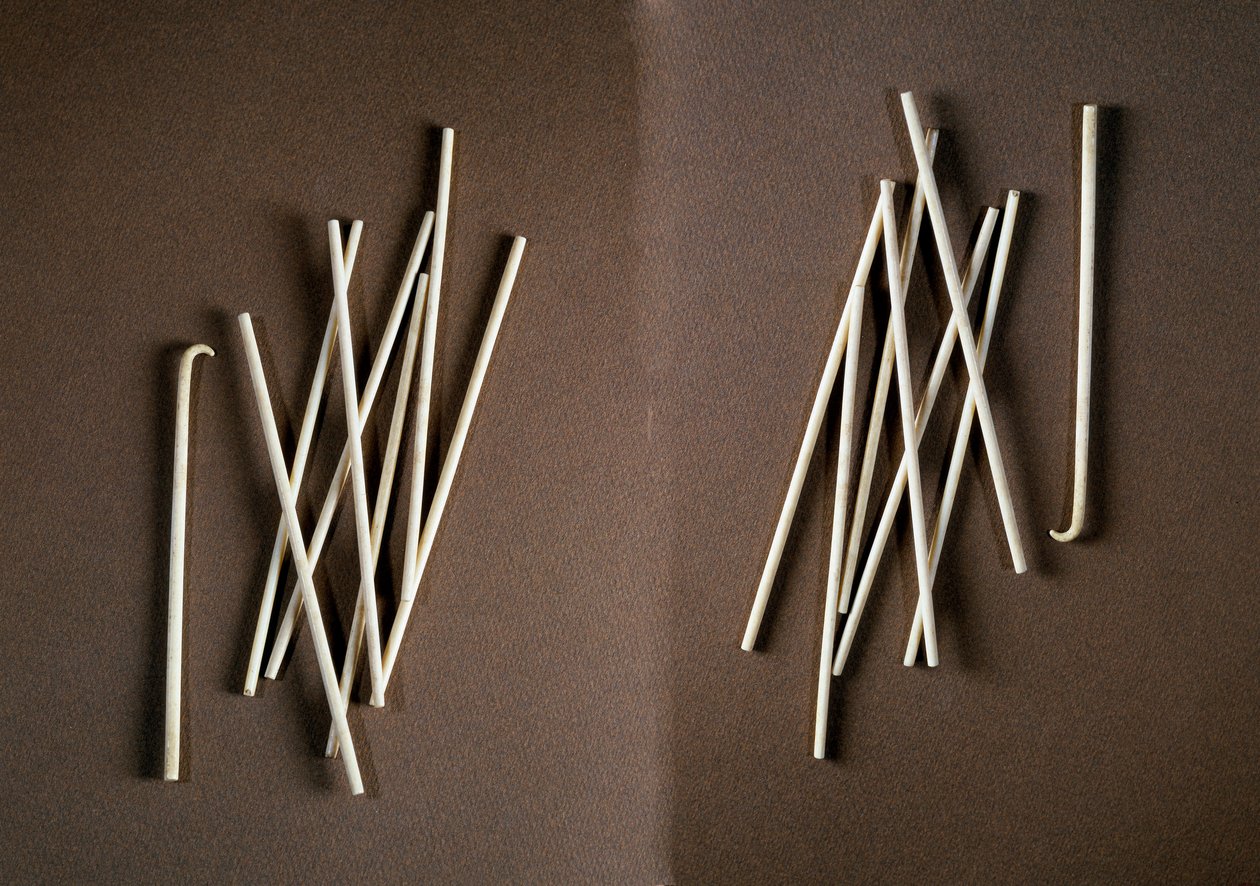 Gra w daffle, przodek mikados. XVII wiek, Słuchaj, renesansowe muzeum autorstwa French School