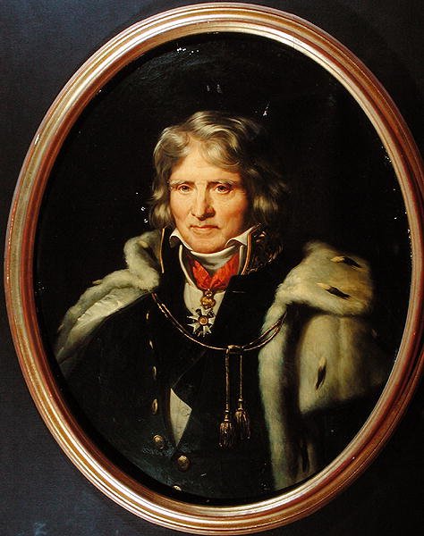 Gaspard Riche (1755-1839) Baron de Prony, ok. 1830 (olej na płótnie) autorstwa French School