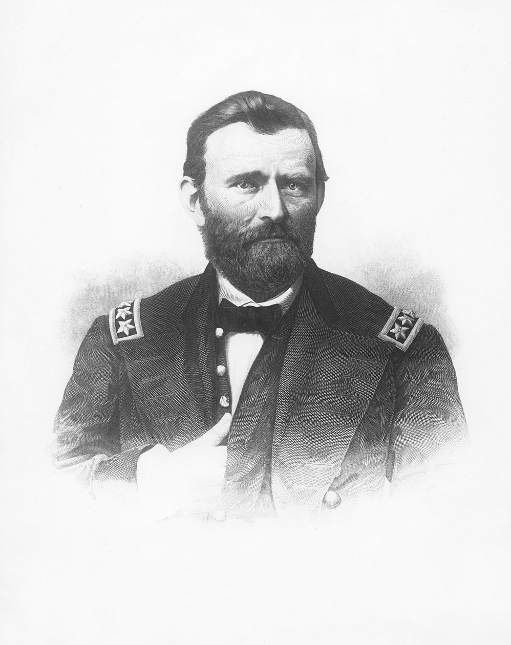Generał Ulysses S. Grant (grafika) autorstwa French School