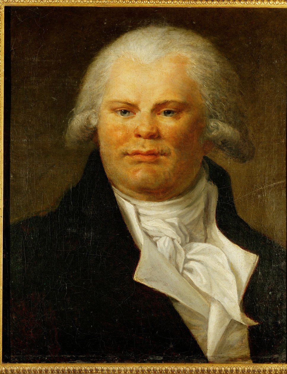 Georges Jacques Danton, poeta i rewolucjonista, stracony ... autorstwa French School