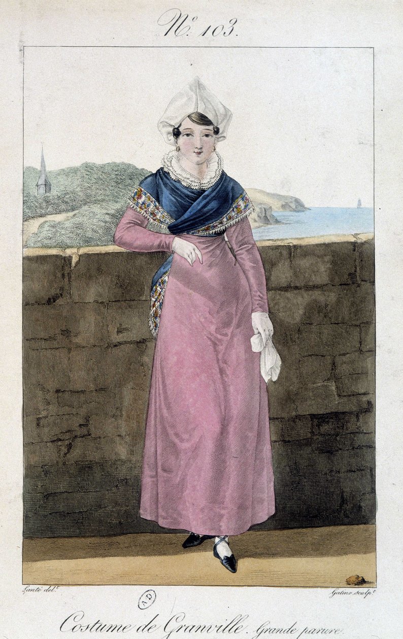 Kostium damski Granville - grawer autorstwa French School