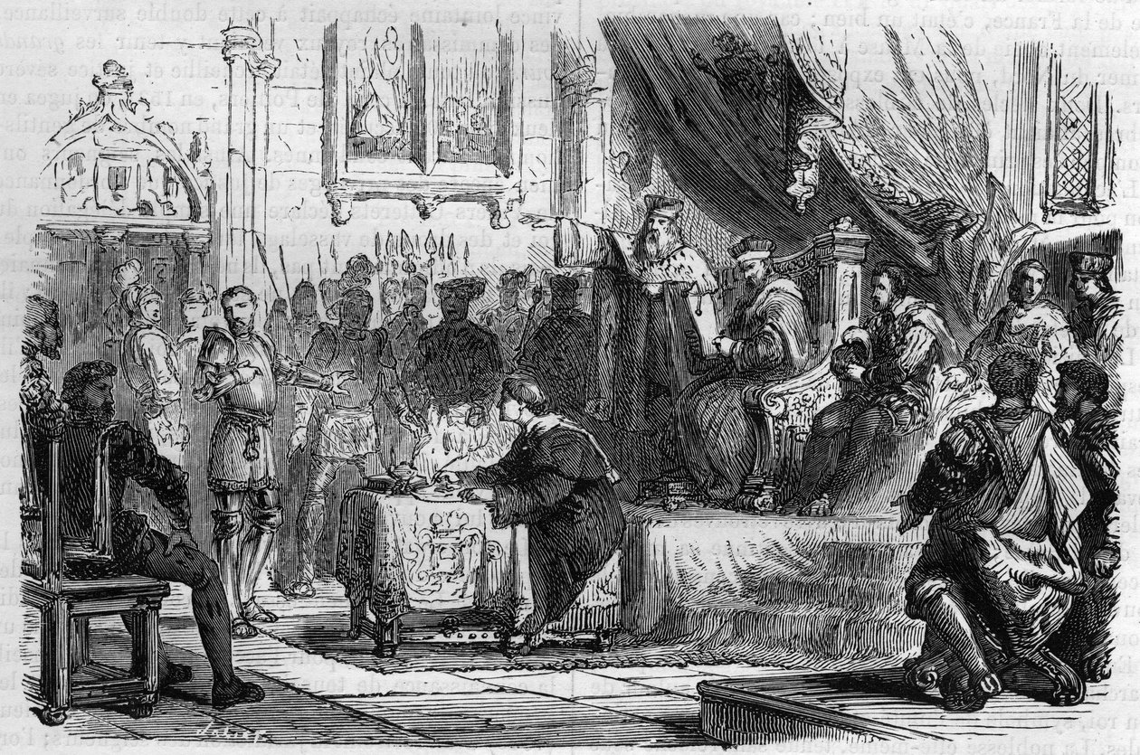 Wielkie dni Poitiers (1531) pod rządami Franciszka I. Wielkie dni to sądy wyjątkowe, które ostatecznie orzekają w sprawach lokalnych. Przewodnicząc przez komisarza królewskiego i złożony z zawodowych sędziów, ale obcych dla prowincji, Franciszek I często u autorstwa French School