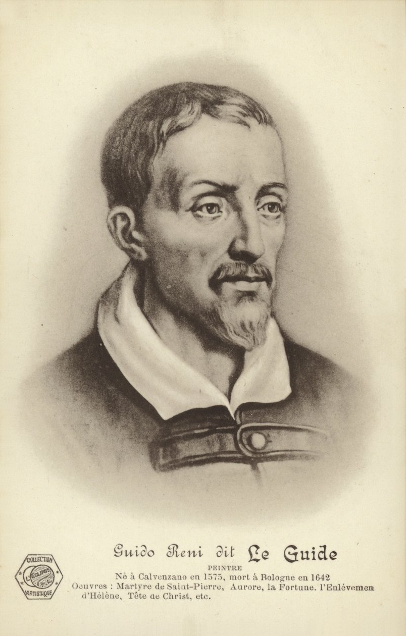 Guido Reni, włoski malarz (litografia) autorstwa French School