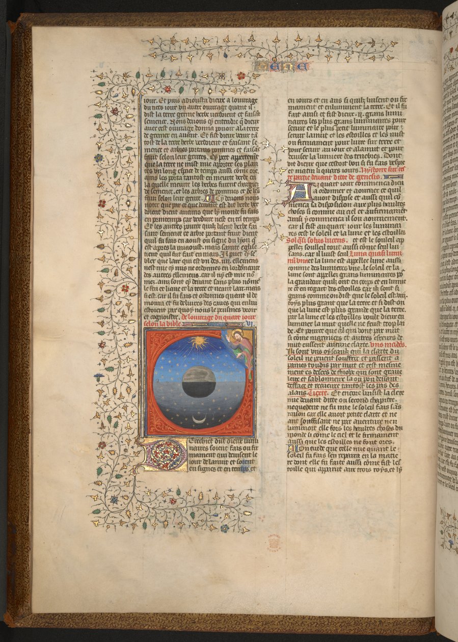 Guyart des Moulins, Bible historyle (Bible hystoriaulx), ok. 1415 (rękopis) autorstwa French School