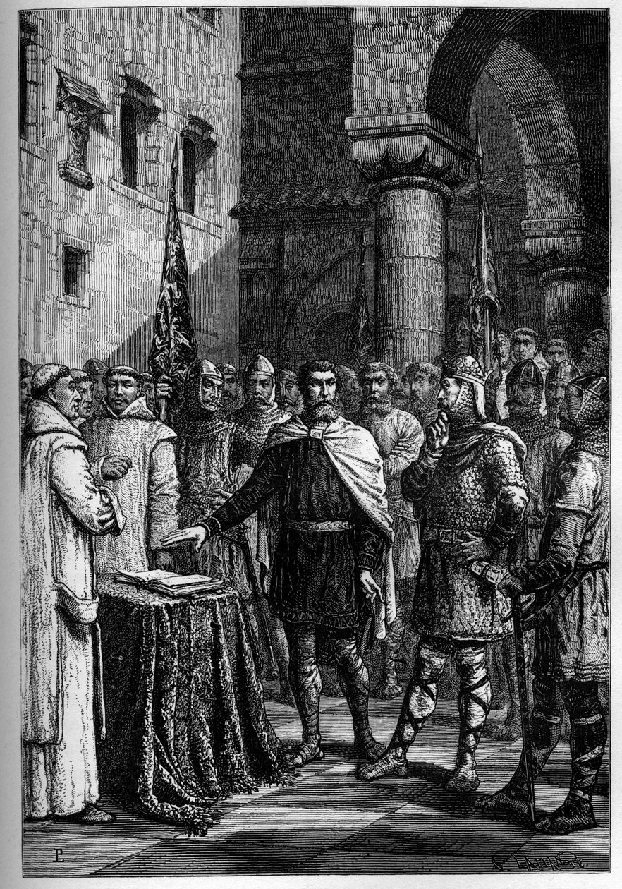 Harold, król Anglii, przysięga wierność Guillaume