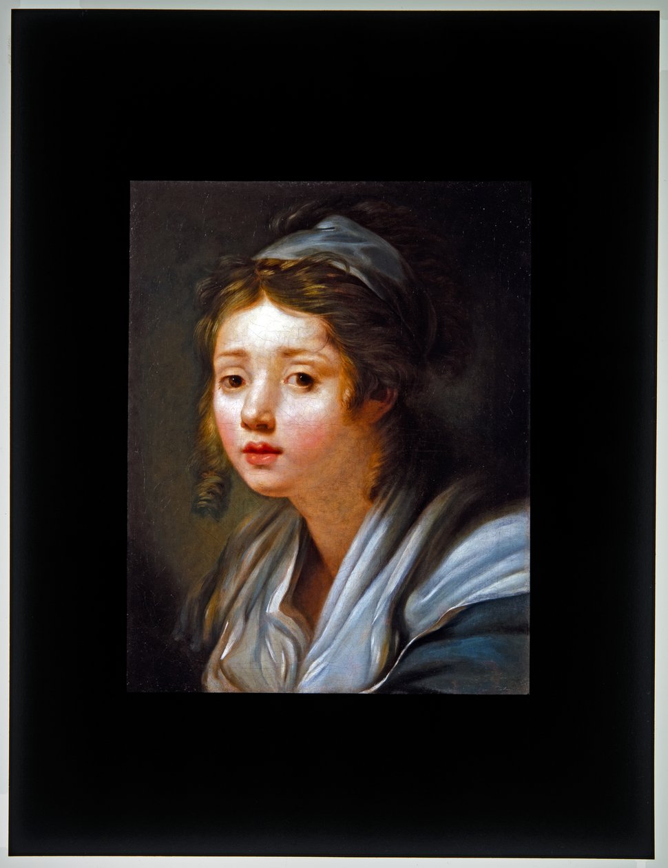 Head of a Girl, undated autorstwa French School
